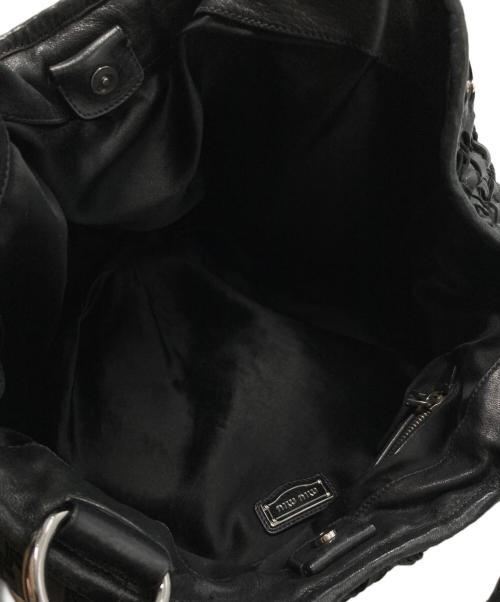 MIU MIU（ミュウミュウ）MIU MIU (ミュウミュウ) トートバッグ ブラックの古着・服飾アイテム