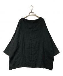 journal standard luxe（ジャーナルスタンダード ラックス）の古着「エアリネン Plain-ブラウス」｜ブラック