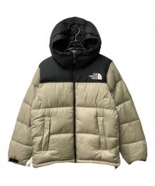 THE NORTH FACE（ザ ノース フェイス）の古着「NUPTSE HOODIE」｜ブラック×グレー