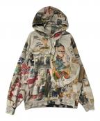 SUPREMEシュプリーム）の古着「Dash's Wall Hooded Sweatshirt」｜グレー