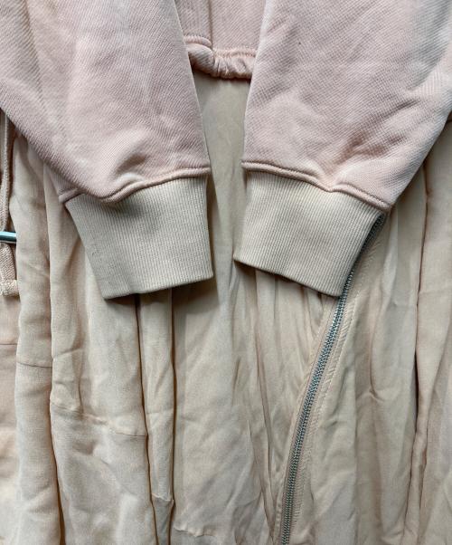 DIESEL（ディーゼル）DIESEL (ディーゼル) アシンメトリースウェットワンピース ピンク サイズ:Sの古着・服飾アイテム