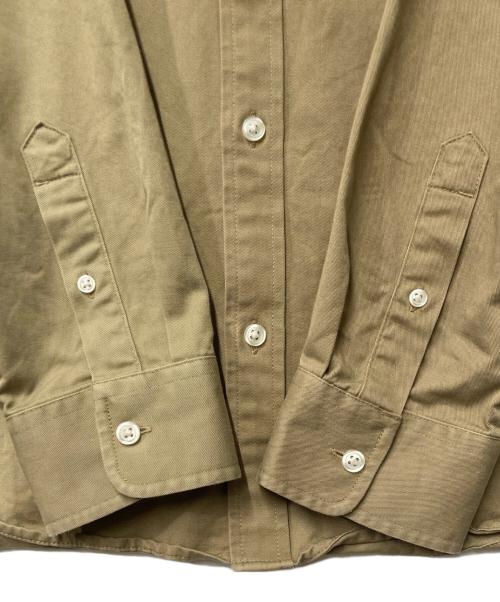 Carhartt WIP（カーハート ワーク イン プログレス）CARHARTT WIP (カーハート ワーク イン プログレス) ロゴ刺繍BDシャツ ベージュ サイズ:Lの古着・服飾アイテム