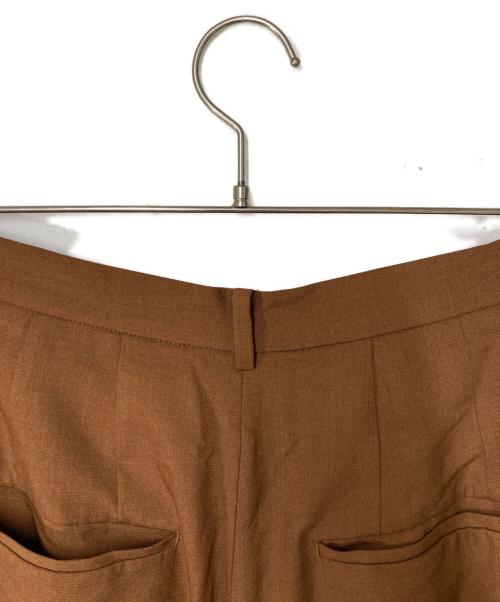 CLANE（クラネ）CLANE (クラネ) BASIC TUCK PANTS ブラウン サイズ:1の古着・服飾アイテム