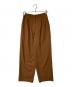 CLANE（クラネ）の古着「BASIC TUCK PANTS」｜ブラウン