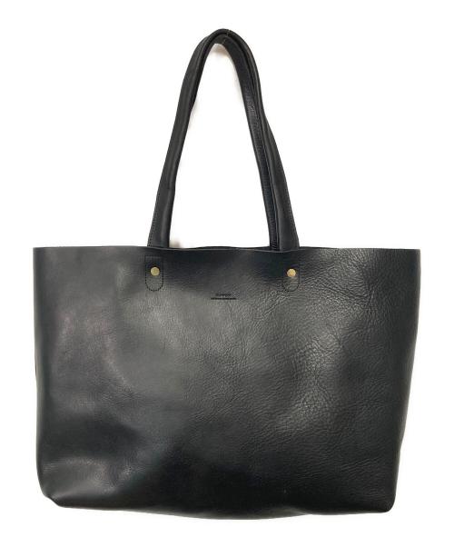SLOW&CO（スロウアンドコー）SLOW&CO (スロウアンドコー) BEAMS (ビームス) 別注レザートートバッグ ブラックの古着・服飾アイテム