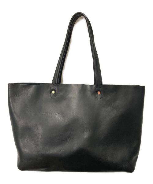 SLOW&CO（スロウアンドコー）SLOW&CO (スロウアンドコー) BEAMS (ビームス) 別注レザートートバッグ ブラックの古着・服飾アイテム