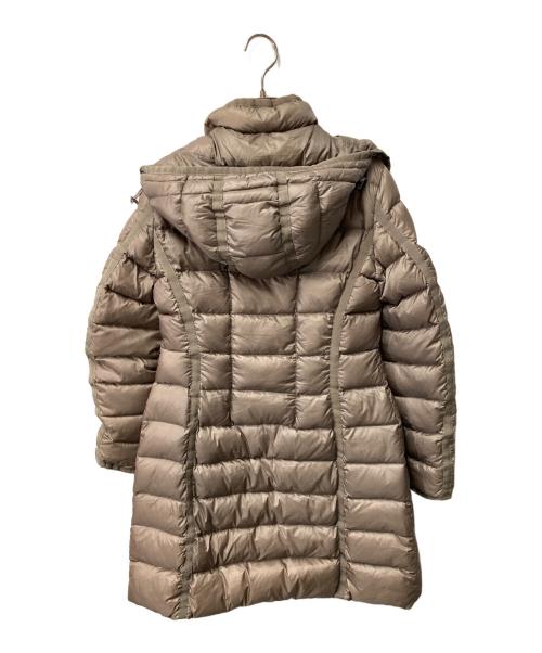 MONCLER（モンクレール）MONCLER (モンクレール) HERMINE ダウンコート ベージュ サイズ:2の古着・服飾アイテム
