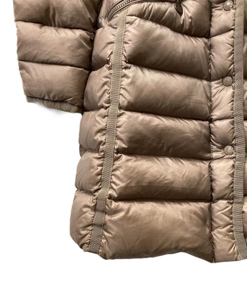 MONCLER（モンクレール）MONCLER (モンクレール) HERMINE ダウンコート ベージュ サイズ:2の古着・服飾アイテム