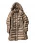 MONCLER（モンクレール）の古着「HERMINE ダウンコート」｜ベージュ