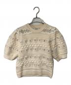 sea NEW YORKシー ニューヨーク）の古着「DENTELLE KNIT PULLOVER」｜アイボリー
