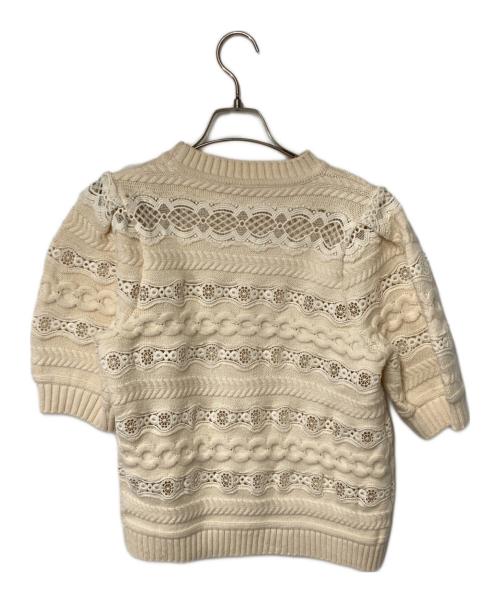 sea NEW YORK（シー ニューヨーク）Sea NEW YORK (シー ニューヨーク) DENTELLE KNIT PULLOVER アイボリー サイズ:Sの古着・服飾アイテム