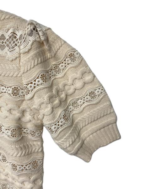 sea NEW YORK（シー ニューヨーク）Sea NEW YORK (シー ニューヨーク) DENTELLE KNIT PULLOVER アイボリー サイズ:Sの古着・服飾アイテム