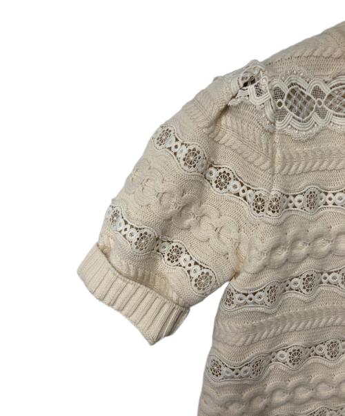 sea NEW YORK（シー ニューヨーク）Sea NEW YORK (シー ニューヨーク) DENTELLE KNIT PULLOVER アイボリー サイズ:Sの古着・服飾アイテム