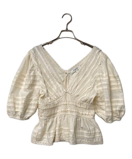 sea NEW YORK（シー ニューヨーク）sea NEW YORK (シー ニューヨーク) フリルブラウス ホワイト サイズ:Sの古着・服飾アイテム