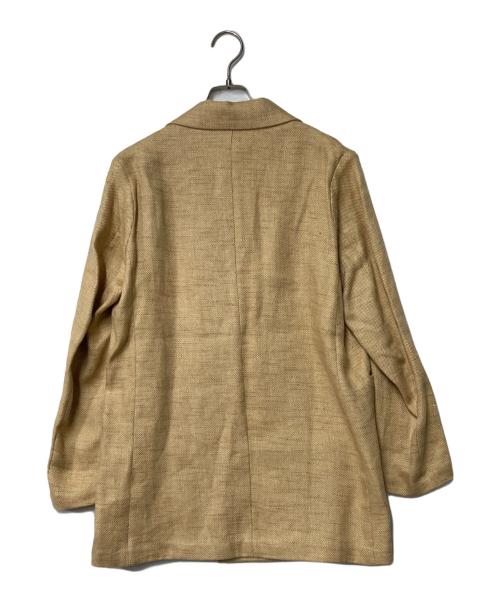 IENA（イエナ）IENA (イエナ) バスケットクロステーラードジャケット ベージュ サイズ:表記無しの古着・服飾アイテム