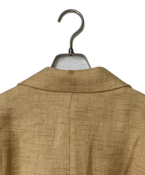 IENA（イエナ）IENA (イエナ) バスケットクロステーラードジャケット ベージュ サイズ:表記無しの古着・服飾アイテム
