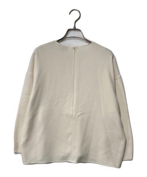 theory（セオリー）theory (セオリー) Vネックブラウス ホワイト サイズ:Sの古着・服飾アイテム