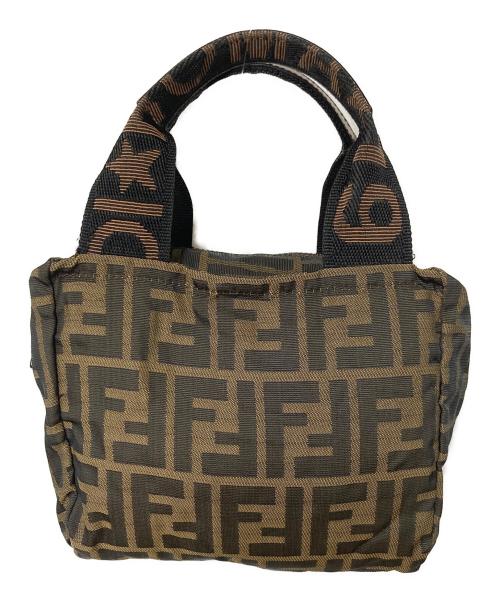 FENDI（フェンディ）FENDI (フェンディ) ハンドバッグ ブラウンの古着・服飾アイテム
