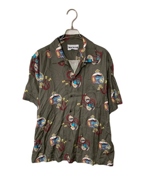 NEAT ALOHA（ニートアロハ）NEAT ALOHA (ニートアロハ) アロハシャツ グリーン サイズ:Lの古着・服飾アイテム