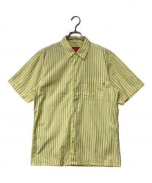 SUPREME（シュプリーム）の古着「半袖ストライプシャツ」｜ブルー×イエロー