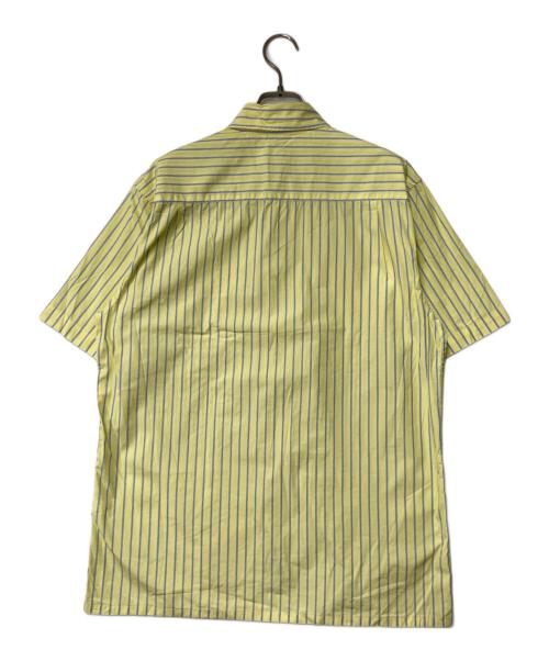 SUPREME（シュプリーム）Supreme (シュプリーム) 半袖ストライプシャツ ブルー×イエロー サイズ:Ｍの古着・服飾アイテム