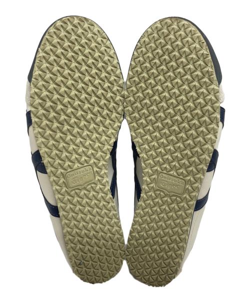 Onitsuka Tiger（オニツカタイガー）Onitsuka Tiger (オニツカタイガー) ローカットスニーカー ホワイト×ネイビー サイズ:CM26.5/EURO42/US81/2　/UK71/2　/BR39.5/CN265の古着・服飾アイテム