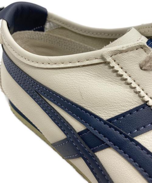 Onitsuka Tiger（オニツカタイガー）Onitsuka Tiger (オニツカタイガー) ローカットスニーカー ホワイト×ネイビー サイズ:CM26.5/EURO42/US81/2　/UK71/2　/BR39.5/CN265の古着・服飾アイテム