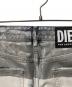 中古・古着 DIESEL (ディーゼル) ミニデニムスカート ホワイト×シルバー サイズ:W.25：4000円