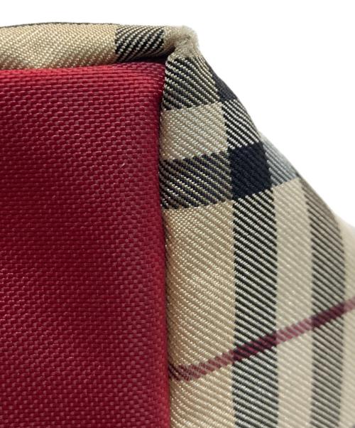 BURBERRY BLUE LABEL（バーバリー ブルー レーベル）BURBERRY BLUE LABEL (バーバリー ブルー レーベル) ノバチェック舟形ハンドバッグ ベージュの古着・服飾アイテム