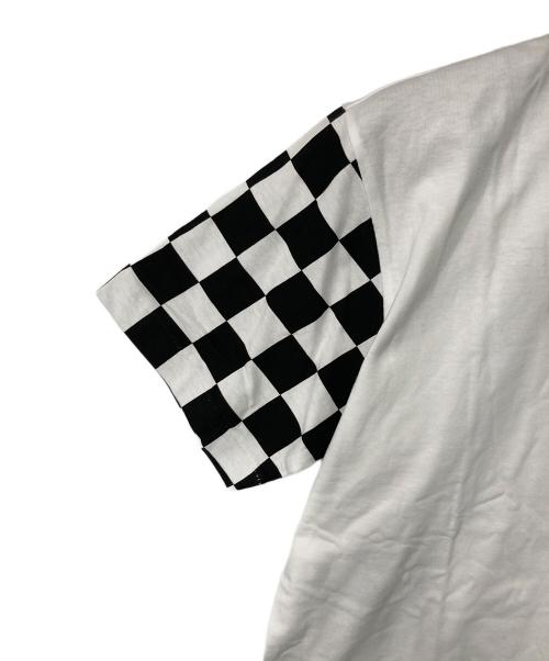 COMME des GARCONS（コムデギャルソン）COMME des GARCONS (コムデギャルソン) チェッカー切替Tシャツ ホワイト サイズ:XLの古着・服飾アイテム