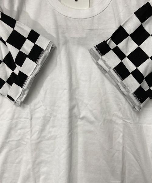COMME des GARCONS（コムデギャルソン）COMME des GARCONS (コムデギャルソン) チェッカー切替Tシャツ ホワイト サイズ:XLの古着・服飾アイテム