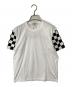 COMME des GARCONS（コムデギャルソン）の古着「チェッカー切替Tシャツ」｜ホワイト