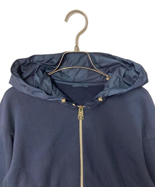 HERNO（ヘルノ）HERNO (ヘルノ) 異素材切替ジップパーカー ネイビー サイズ:42の古着・服飾アイテム