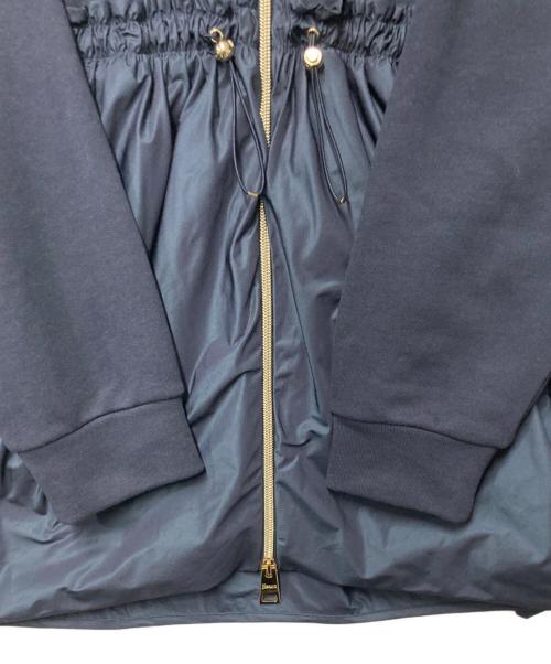 HERNO（ヘルノ）HERNO (ヘルノ) 異素材切替ジップパーカー ネイビー サイズ:42の古着・服飾アイテム