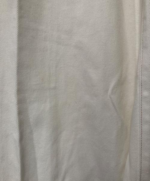 darich（ダーリッチ）darich (ダーリッチ) パッチスラブワイドデニムパンツ ホワイト サイズ:Sの古着・服飾アイテム