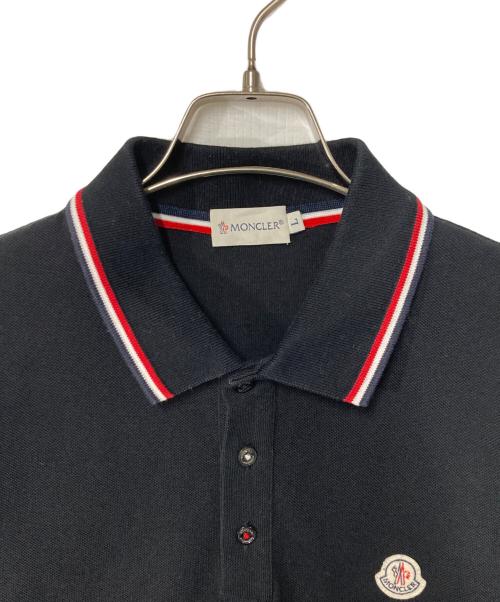 MONCLER（モンクレール）MONCLER (モンクレール) MAGLIA POLO / 長袖ポロシャツ ブラック サイズ:SIZE Lの古着・服飾アイテム