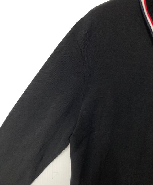 MONCLER（モンクレール）MONCLER (モンクレール) MAGLIA POLO / 長袖ポロシャツ ブラック サイズ:SIZE Lの古着・服飾アイテム