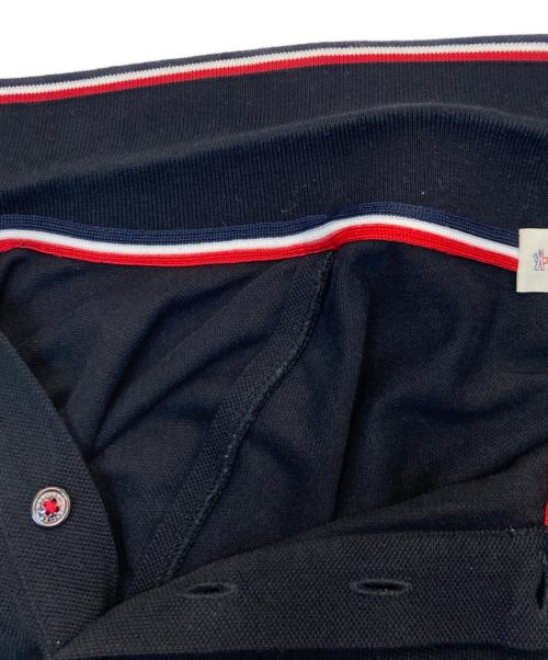 MONCLER（モンクレール）MONCLER (モンクレール) MAGLIA POLO / 長袖ポロシャツ ブラック サイズ:SIZE Lの古着・服飾アイテム