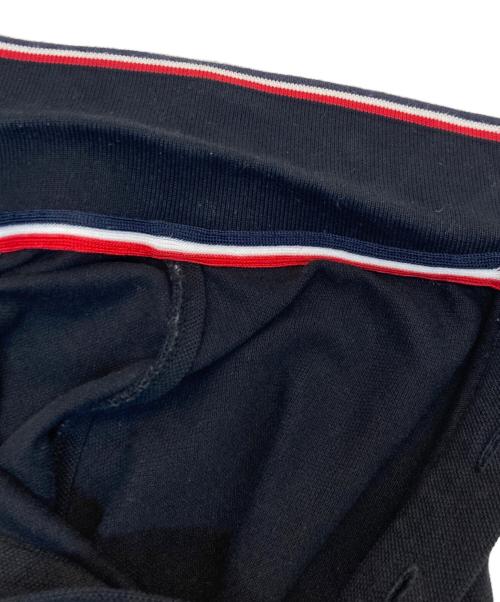 MONCLER（モンクレール）MONCLER (モンクレール) MAGLIA POLO / 長袖ポロシャツ ブラック サイズ:SIZE Lの古着・服飾アイテム