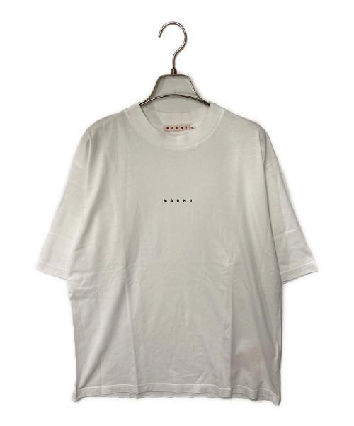 MARNI（マルニ）MARNI (マルニ) ミニロゴTシャツ ホワイト サイズ:SIZE 46の古着・服飾アイテム