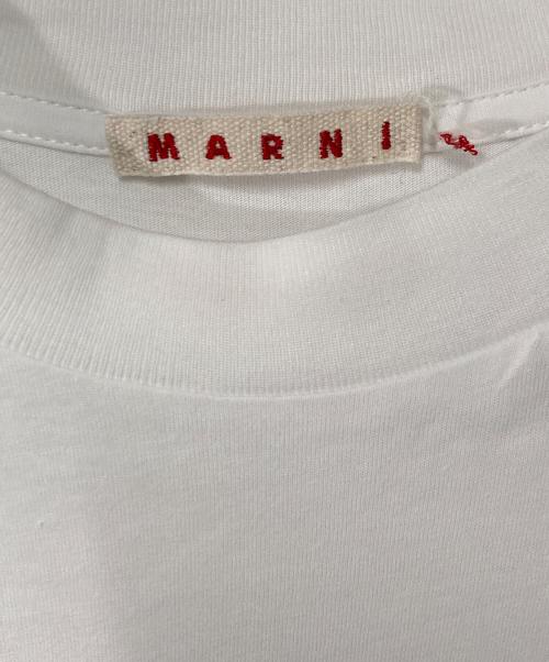 MARNI（マルニ）MARNI (マルニ) ミニロゴTシャツ ホワイト サイズ:SIZE 46の古着・服飾アイテム