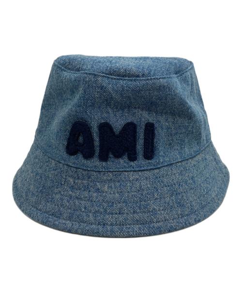 AMI Alexandre Mattiussi（アミアレクサンドルマテュッシ）AMI Alexandre Mattiussi (アミアレクサンドルマテュッシ) バケットハット インディゴの古着・服飾アイテム