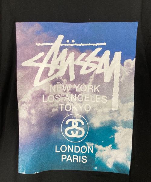 stussy（ステューシー）stussy (ステューシー) プリントTシャツ ブラック サイズ:Ｍの古着・服飾アイテム