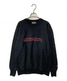 Hysteric Glamour（ヒステリックグラマー）の古着「MAIDEN LOGO刺繍 スウェット」｜ブラック