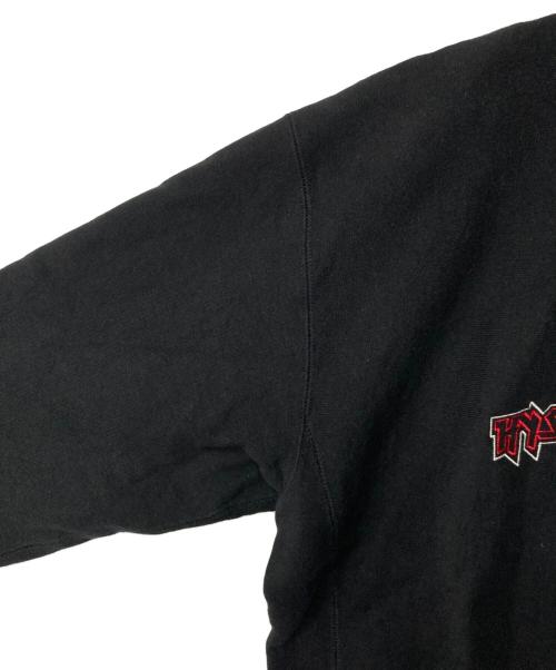 Hysteric Glamour（ヒステリックグラマー）Hysteric Glamour (ヒステリックグラマー) MAIDEN LOGO刺繍 スウェット ブラック サイズ:XLの古着・服飾アイテム
