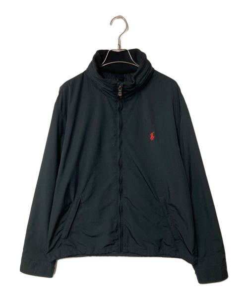 POLO RALPH LAUREN（ポロ・ラルフローレン）POLO RALPH LAUREN (ポロ・ラルフローレン) ポニー刺繍ジップブルゾン ネイビー サイズ:SIZE Lの古着・服飾アイテム
