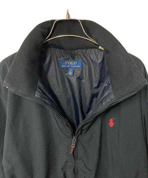 POLO RALPH LAUREN（ポロ・ラルフローレン）POLO RALPH LAUREN (ポロ・ラルフローレン) ポニー刺繍ジップブルゾン ネイビー サイズ:SIZE Lの古着・服飾アイテム