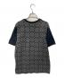 COACH (コーチ) シグネチャーロゴTシャツ ブラック×グレー サイズ:MEDIUM：5000円