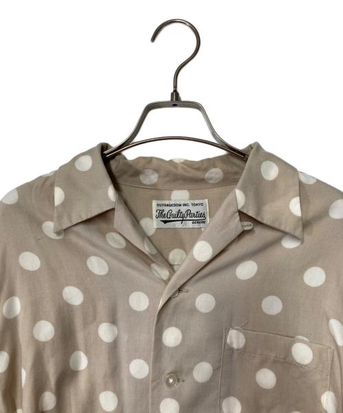 WACKO MARIA（ワコマリア）WACKO MARIA (ワコマリア) ドットシャツ ベージュ サイズ:Ｍの古着・服飾アイテム