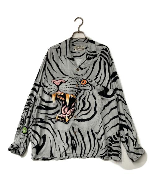 WACKO MARIA（ワコマリア）WACKO MARIA (ワコマリア) TIM LEHI HAWAIIAN SHIRT グレー サイズ:Ｍの古着・服飾アイテム